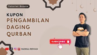 Tutorial Desain Kupon Pengambilan Daging Qurban di Canva 🥩✨ [WAJIB SAVE]
