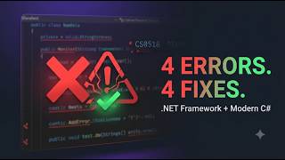 I Tried Supporting .NET Framework 4.7.2 With Modern C# — Here's Every Error I Hit