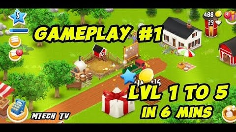 Hay Day - Gameplay Walkthrough Part 1 Tutorial  (Android - IOS)