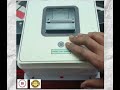 token dispenser single butten with LCD screen