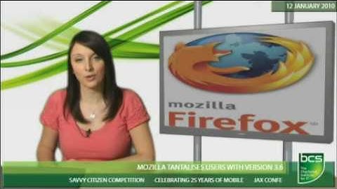 Mozilla tantalises users with version 3.6