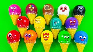 Looking For Alphabet Lore, Numberblocks With Ice Cream Cone Coloring! ASMR