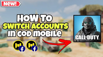 How to switch account in call of duty mobile | log out/log in with facebook cod mobile