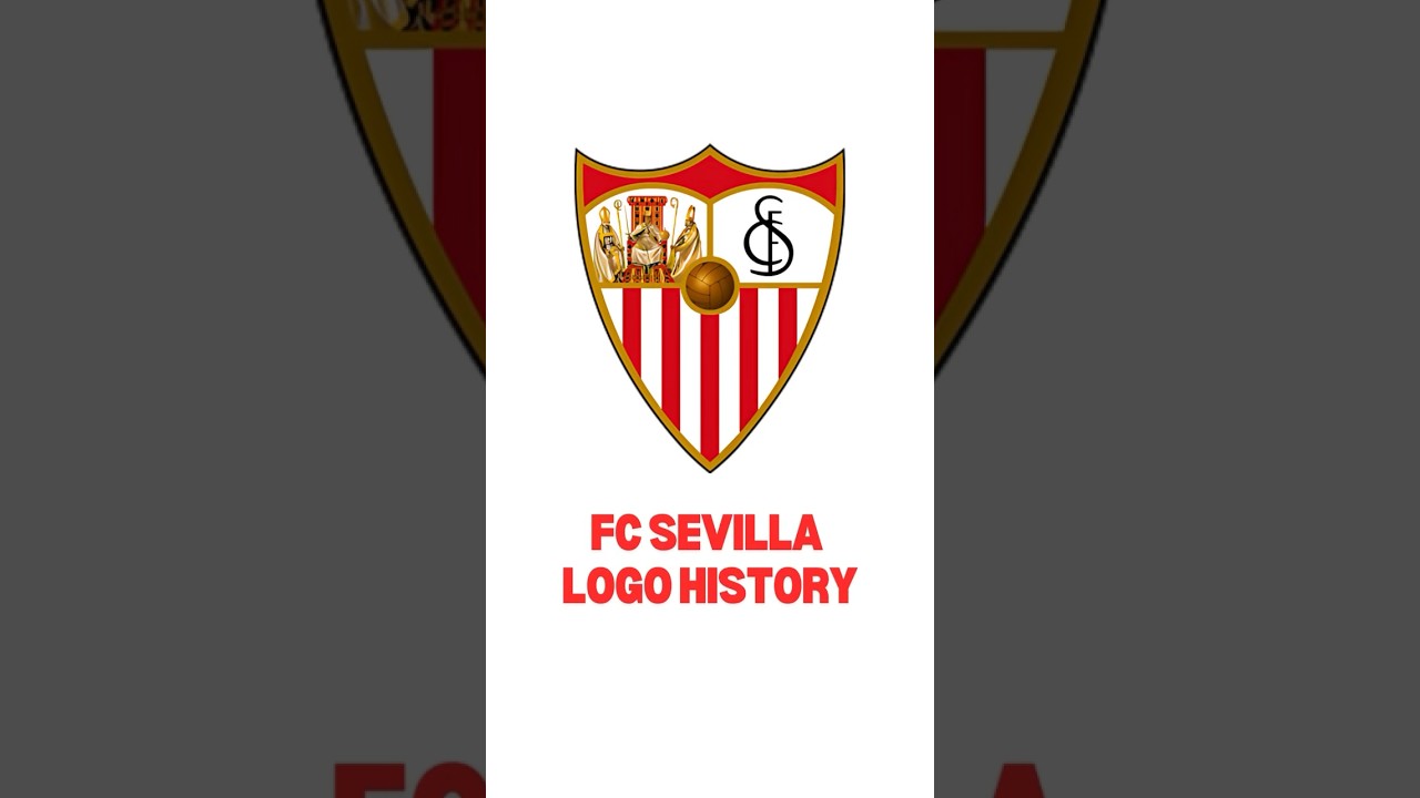 Evolution of FC Sevilla Logo #sevillafc #football #futbol #footballclub #shorts #logo