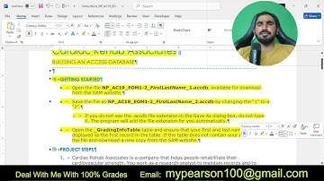 Access Module 2 SAM Critical Thinking Project C | NP_AC19_CT2c | Global Human Resources Consultants
