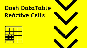 DataTable Reactive Cells - Dash Plotly Python