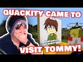 Quackity Came To Visit Tommy With Gifts! DREAM SMP