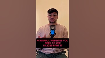 POWERFUL WEBSITES YOU NEED TO USE IN 2025 PART 17 #shortvideo #shorts #youtubeshorts #trending #ai