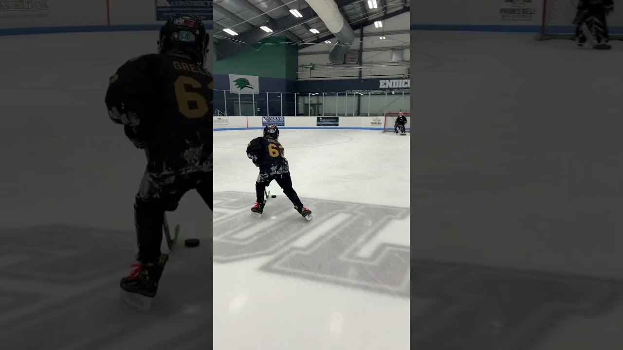 Dante’s penalty shot in the scrimmage!