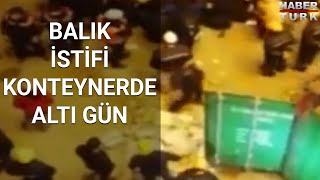 Altı gün konteynerde havasız ve aç kaldılar!