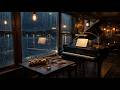 Rainy Night Coffee Shop ☔ Smooth Jazz R&B for Relax, Work & Study