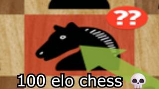 100 Elo Chess Is Funny
