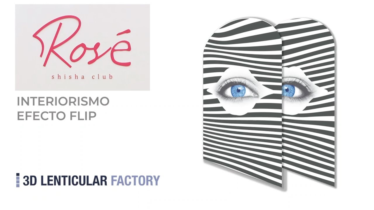 3D Lenticular Factory ROSÉ - Interiorismo