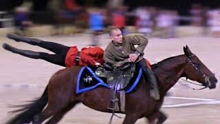Казачья Джигитовка /Трюки на лошади /Сборная СЗФО руководитель Оскар Волков /Выставка ИППОсфера 2017 Казачья Джигитовка /Трюки на лошади /Сборная СЗФО руководитель Оскар Волков /Выставка ИППОсфера 2017