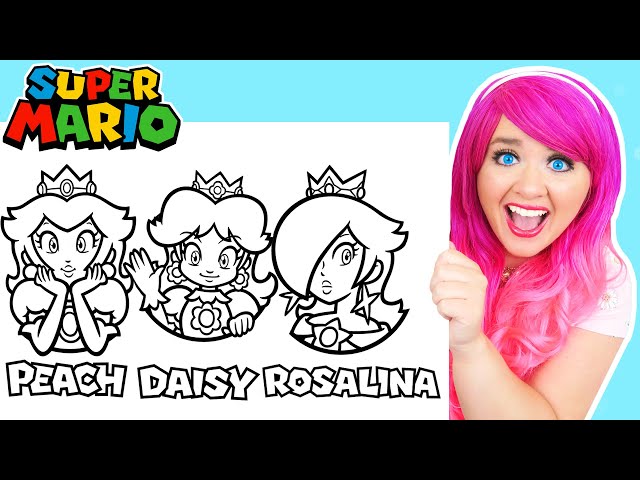 baby rosalina coloring pages