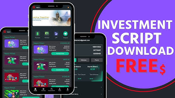 Free Earning Website Script Download ︱investment Script free Download 2024