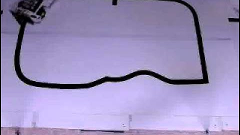 ライントレースロボット Tribute ON-OFF制御方式による走行(センサー2個)