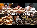 Black Bean Noodles Jajangmyeon Mukbang ASMR 2x Speed Eating Show