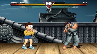 NOBITA NOBI VS RYU TEAM - HARDEST LEVEL INSANE FIGHT!