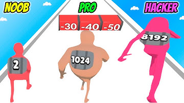 Twenty48 Run! - NOOB vs PRO vs HACKER