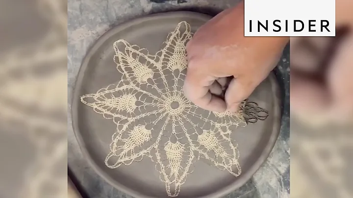 An artist makes perfect peel pottery and it's stun...