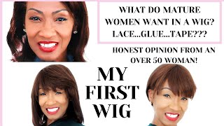 MY FIRST WIG: WHAT DO MATURE WOMEN WANT IN A WIG | HONEST & REAL OPINION FROM AN OVER 50 WOMAN