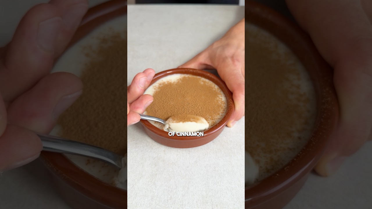Creamy almond pudding