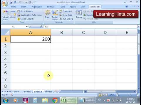 worksheets and sheets object in excel vba youtube