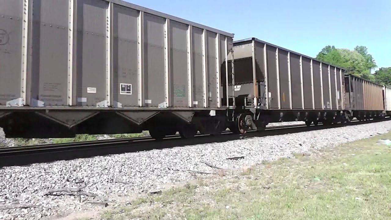 BNSF Coal Train Northbound In HD Mableton,Ga. 4-25-2013 - YouTube