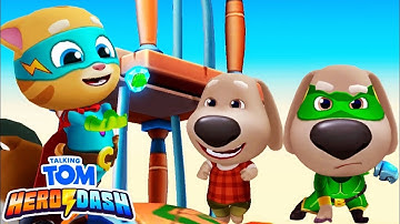 Talking Tom Hero Dash - Talking Ginger Rescu Talking Ben_Gameplay Walkthrough (Android/iOS) Gameplay