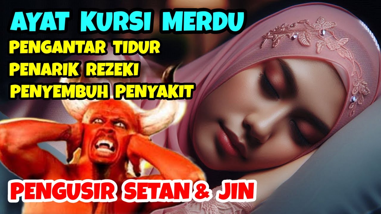 ayat kursi merdu pengantar tidur, ayat kursi pengusir setan dan jin, murottal alquran merdu