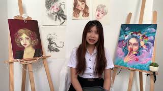 ความสุขท่ามกลางความฝัน Art Thesis Exhibition 2024