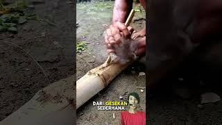cara orang  zaman dahulu menyalakan api #zaman #api #korek #shorts