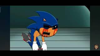 BoomBuster Sonic Exe series, але Сонік Exe має крик пана з мультфільму 