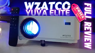 Best Budget Full HD Projector In India 2024 | UNDER 12K 🔥 WZATCO Yuva Elite Projector Review