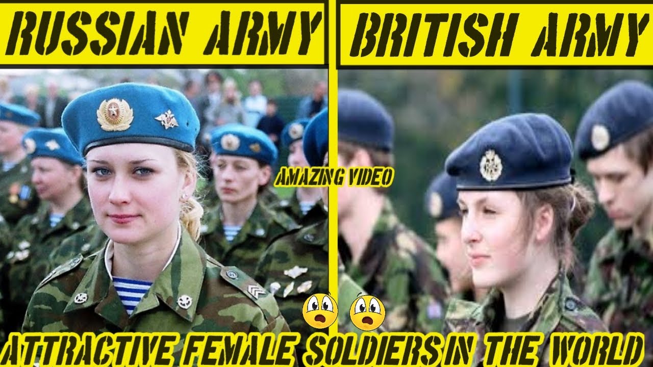 Most Attractive Female Armed Forces In The World Fantastic Five Beautiful Soldiers