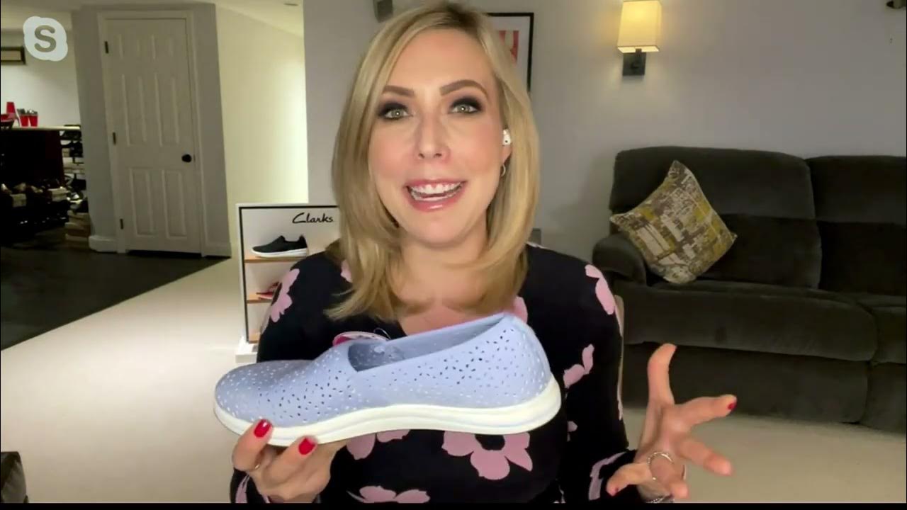 CLOUDSTEPPERS by Clarks Stretch Slip-Ons - Breeze Emily on QVC - YouTube