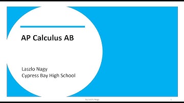 AP Calculus AB Calculator Skills TI 84 CE