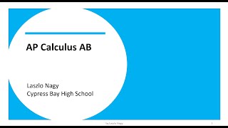 AP Calculus AB Calculator Skills TI 84 CE