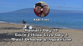 Hawaii Day 12; Twin Cities Live Day 8: Maui Whales & Aquarium