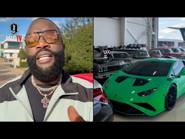 Rick Ross Stuffs His Private Jet Hanger With Custom Whips Ahead Of His 2026 Car Show! 🚘 - YouTube