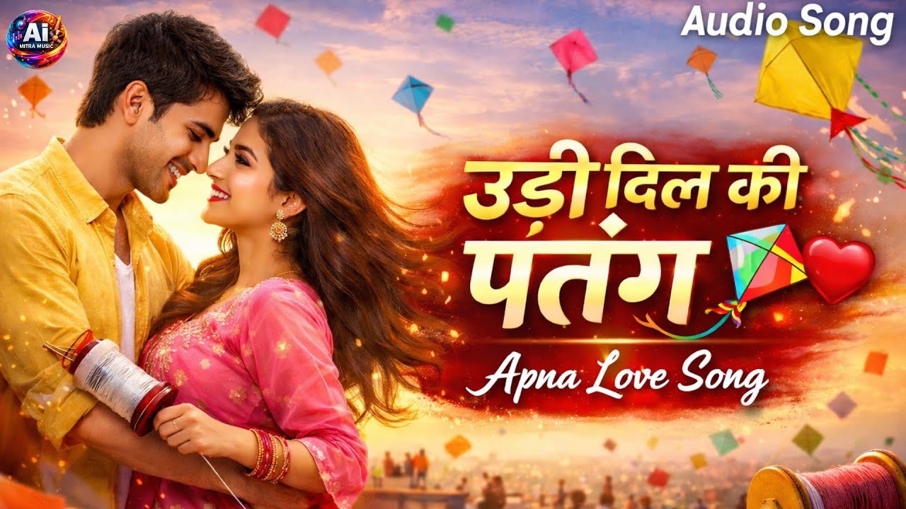 उड़ी दिल की पतंग 🪁❤️ | Romantic Love Audio Song makar Sankranti special song 2026