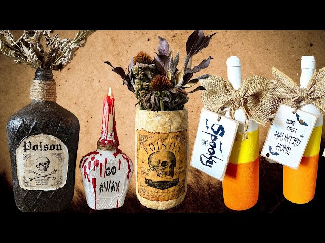 DIY Beer Can Glass for Fall & Halloween