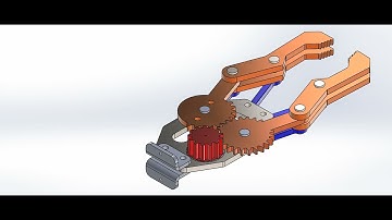 Robot Gripper || Full Video On Channel || #cad #solidworks #catia #autocad #caddesign #mechanical