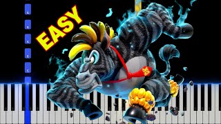 Donkey Kong Bananza - Zebra Bananza Easy Piano Tutorial Sheet Link