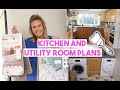 KITCHEN AND UTILITY ROOM MAKEOVER PLANS ON A BUDGET