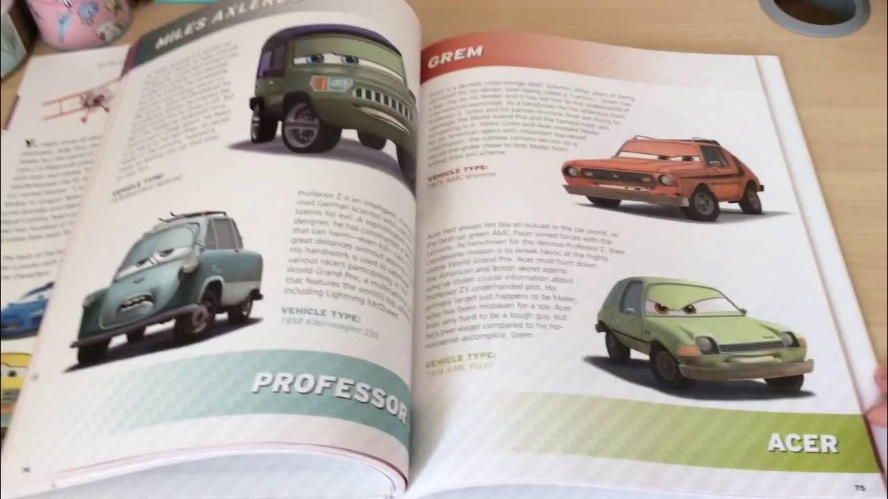 Книга тюнинг автомобилей Disney cars meet the cars book - YouTube