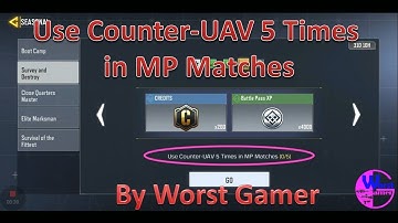 Use Counter UAV 5 Times in MP Matches -  Call of Duty