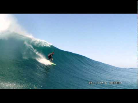 step off tow-in at Hossegor France