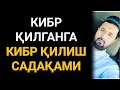 КИБР ҚИЛГАНГА КИБР ҚИЛИШ САДАҚАМИ? АБРОР МУХТОР АЛИЙ